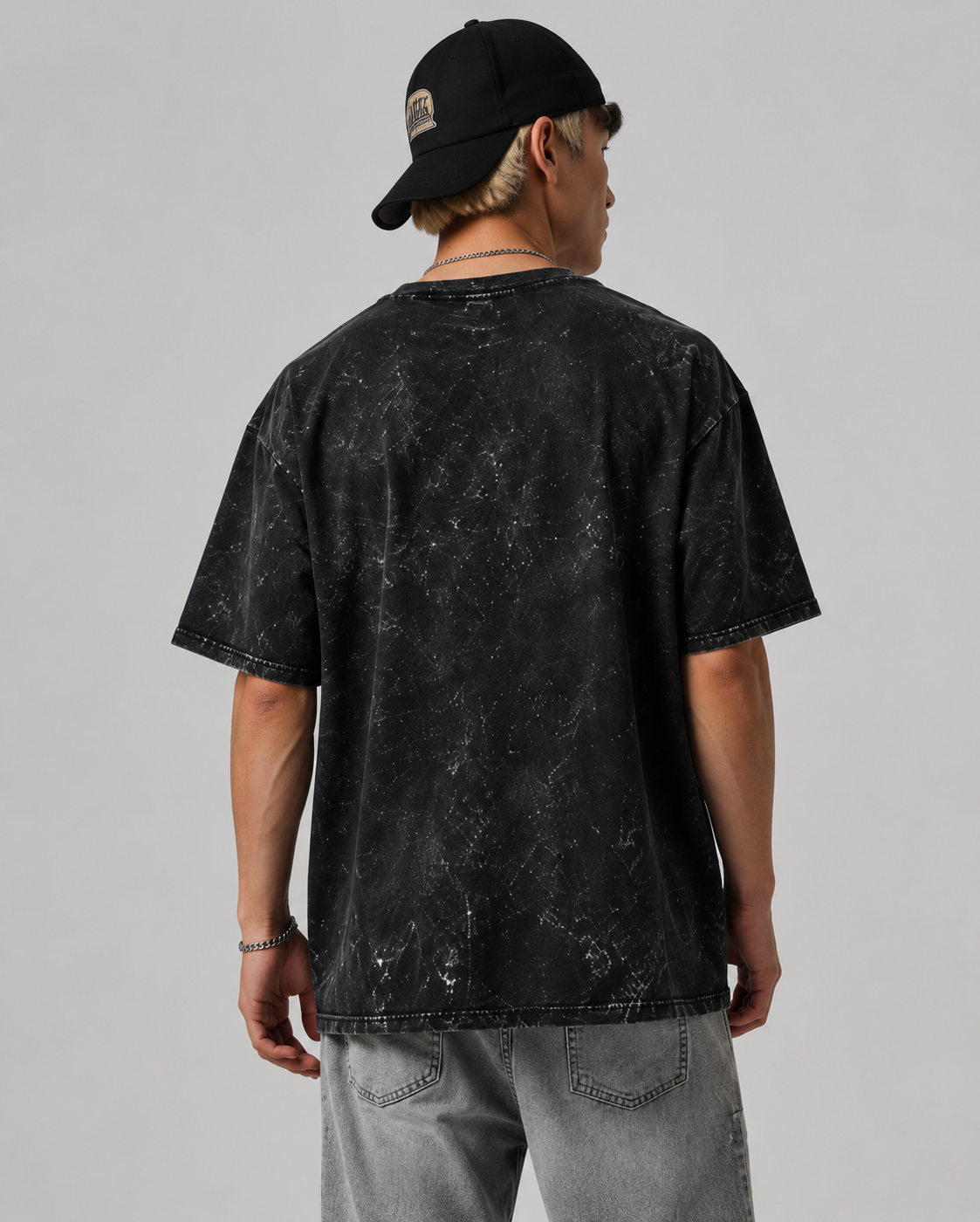 WASTED Acid Wash Oversized T-Shirt